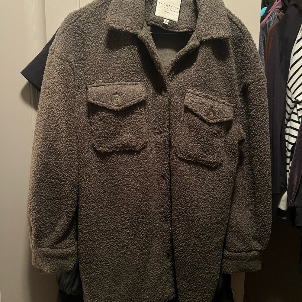 Green Sherpa Jacket